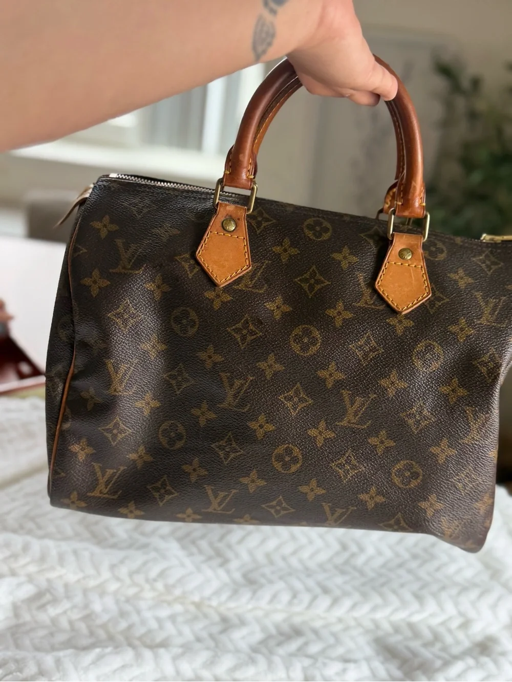 Louis Vuitton Monogram Canvas Duffel Bag in Brown and Tan